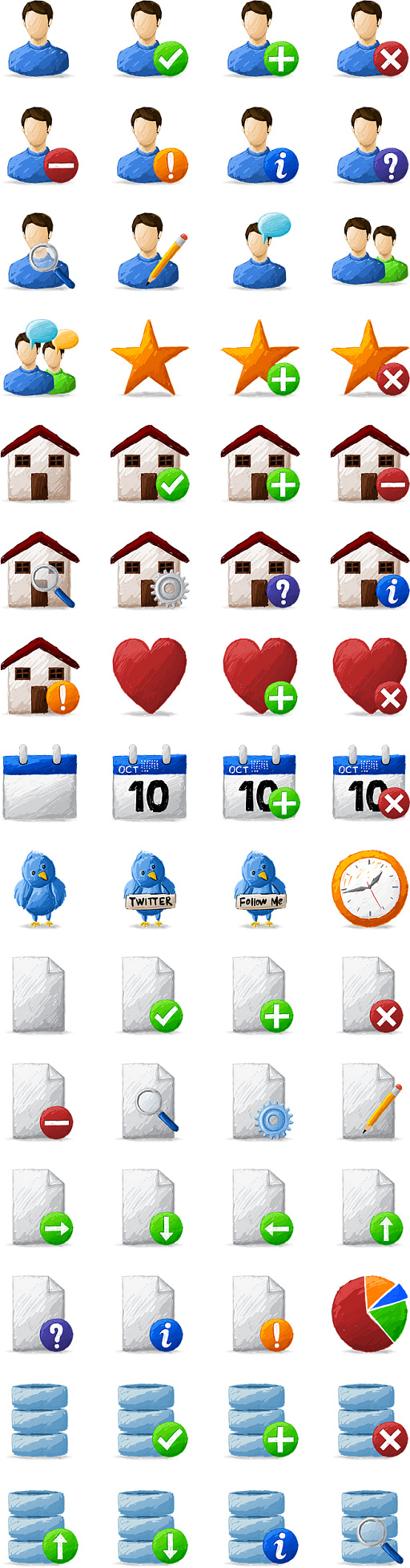 Artistica 水彩画风格图标(ico)