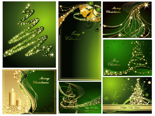 Christmas Background 梦幻圣诞背景矢量素材（三）  