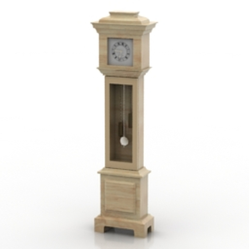 Retro wooden clock models