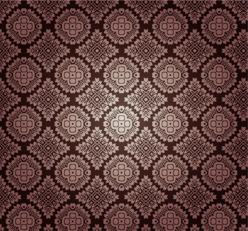 Maroon retro pattern background vector material